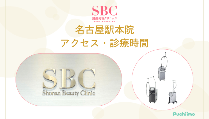 SBC名古屋駅アクセス・診療時間