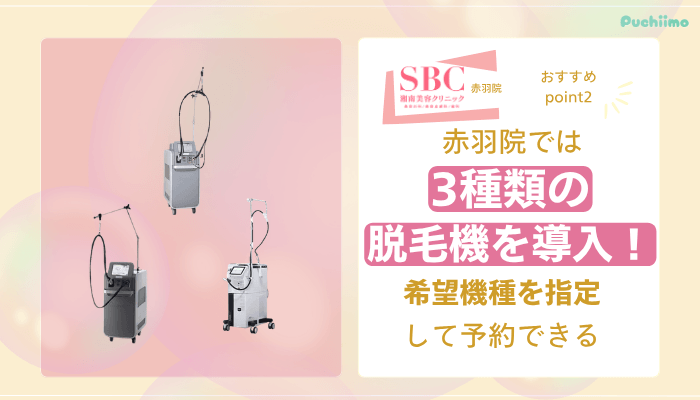 SBC赤羽医療脱毛おすすめポイント2
