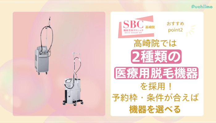 SBC高崎医療脱毛おすすめポイント2