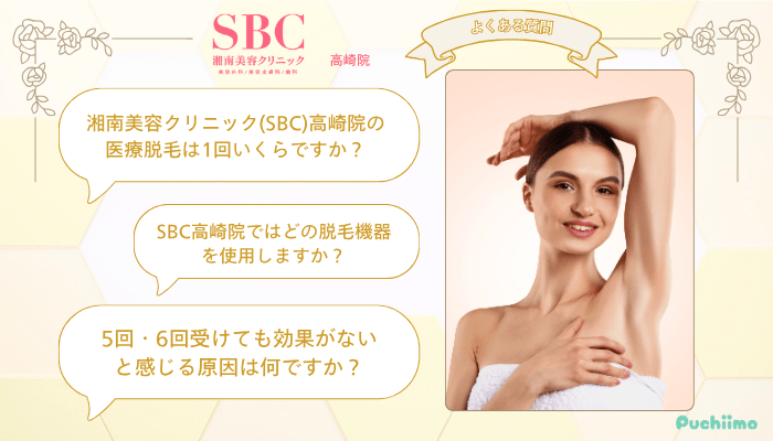 SBC高崎医療脱毛よくある質問