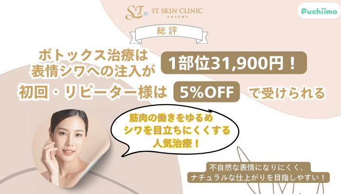 STスキンクリニック青山ボトックス総評