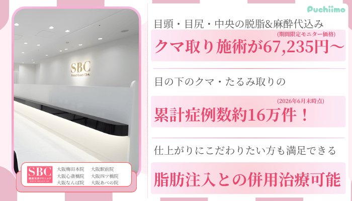 SBC大阪クマ取り比較