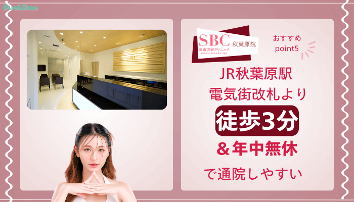 SBC秋葉原クマ取りおすすめポイント5