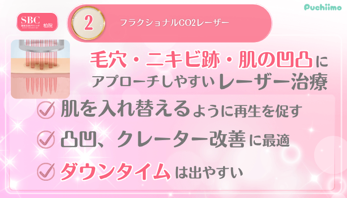 SBC柏美肌治療メイン施術2