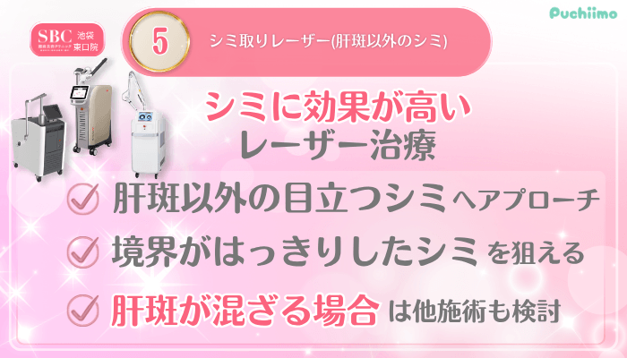 SBC池袋東口美肌治療メイン施術5