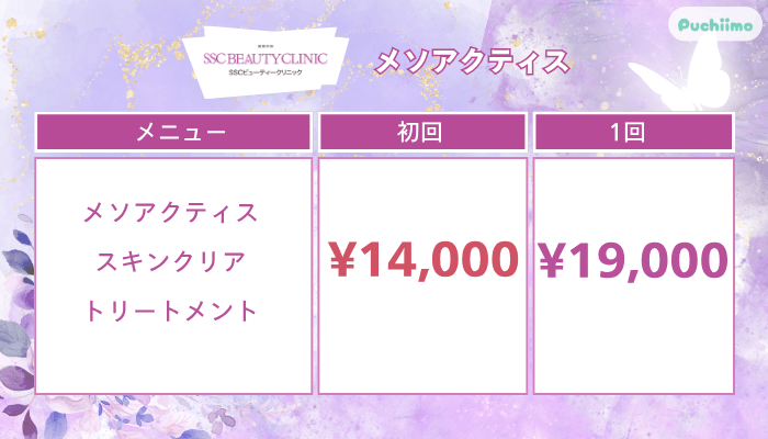 SSCビューティークリニックメソアクティス