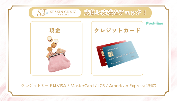 STスキンクリニック青山糸リフト支払い方法