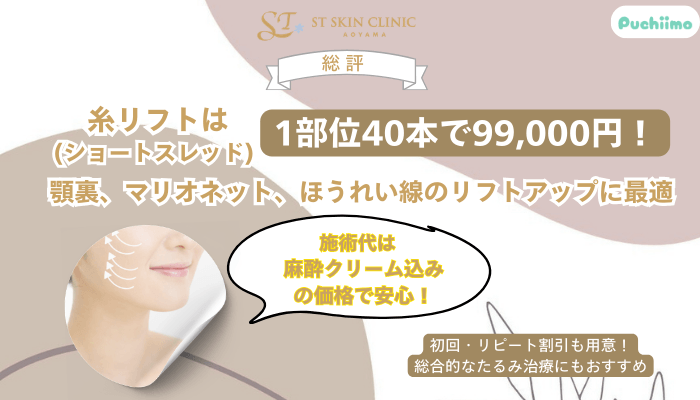 STスキンクリニック青山糸リフト総評