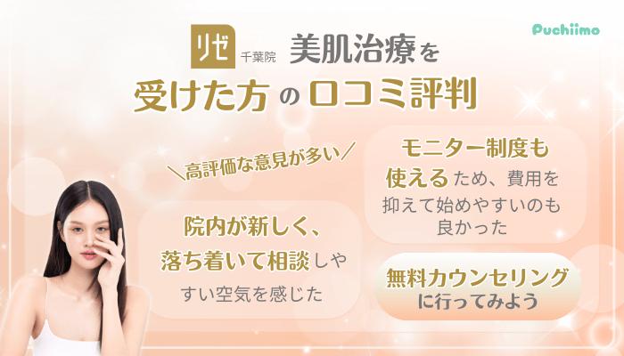 リゼクリニック千葉美肌治療口コミ評判