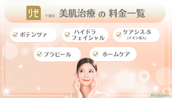 リゼクリニック千葉美肌治療料金一覧