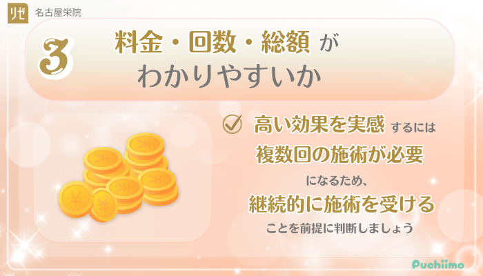 リゼクリニック名古屋栄美肌治療後悔しないために確認すべきポイント3