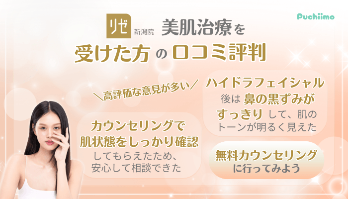 リゼクリニック新潟美肌治療口コミ評判