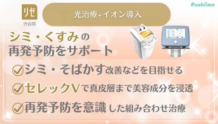 リゼクリニック渋谷美肌治療併用できるおすすめ治療2