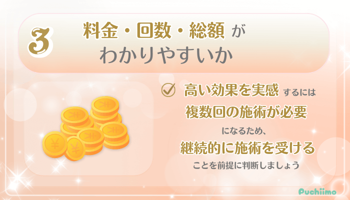 リゼクリニック美肌治療後悔しないために確認すべきポイント3