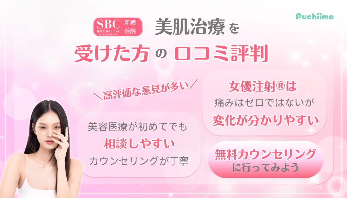 SBC新横浜美肌治療口コミ評判