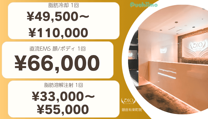 ディオクリニック有楽町医療痩身比較料金