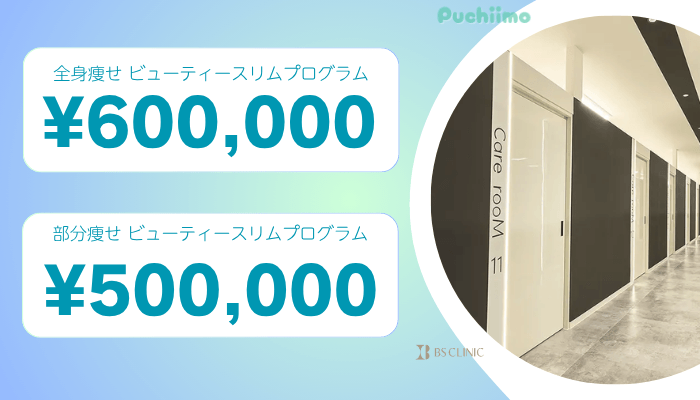 BSクリニック東京医療痩身比較料金