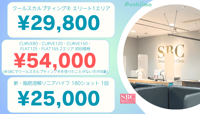 SBC東京医療痩身比較料金
