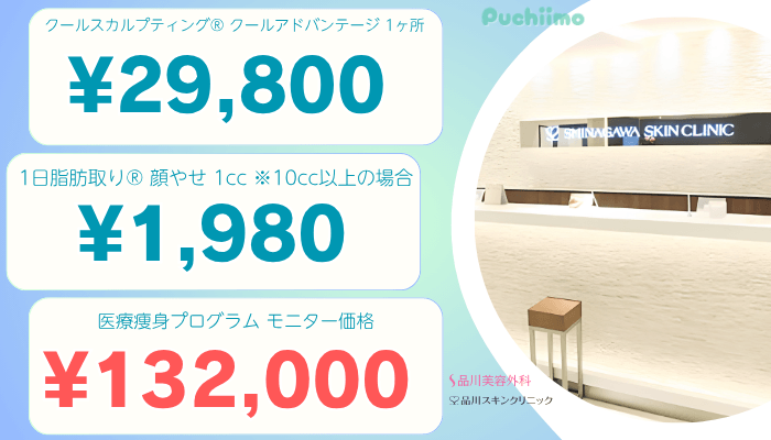 品川グループ東京医療痩身比較料金