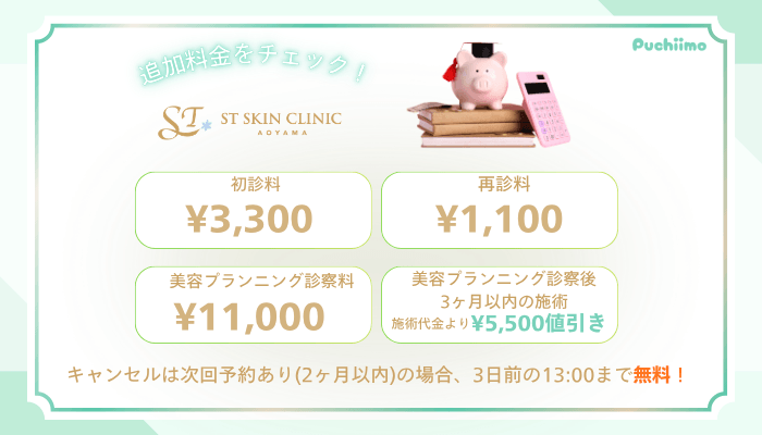 STスキンクリニック青山コラーゲンピール追加料金