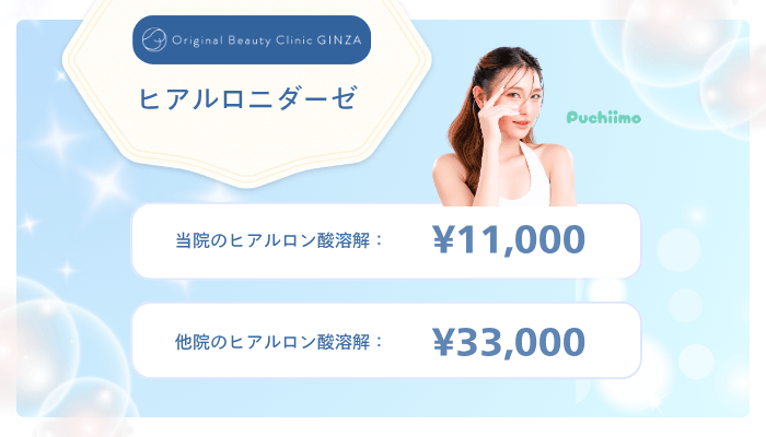 Original-Beauty-Clinic-GINZAヒアルロン酸溶解料金