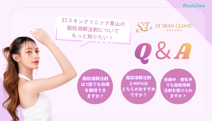 STスキンクリニック青山脂肪溶解注射よくある質問