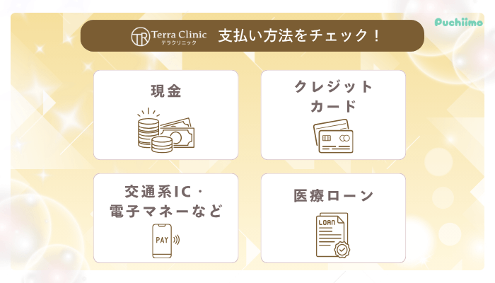 テラクリニック眼瞼下垂支払い方法